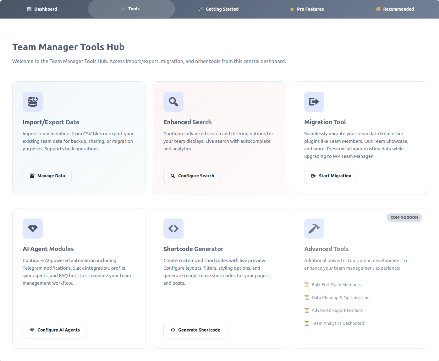 Team Management Module Tools - WordPress Team Manager – Showcase Team Members