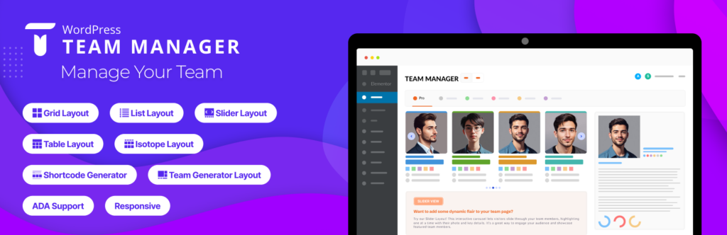 WordPress Team Manager Plugin
